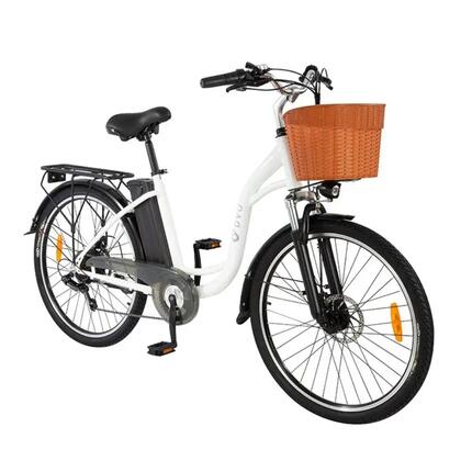 Elektrische stadsfiets voor volwassenen DYU C6 250W 36V12.5AH 26" Dikke band