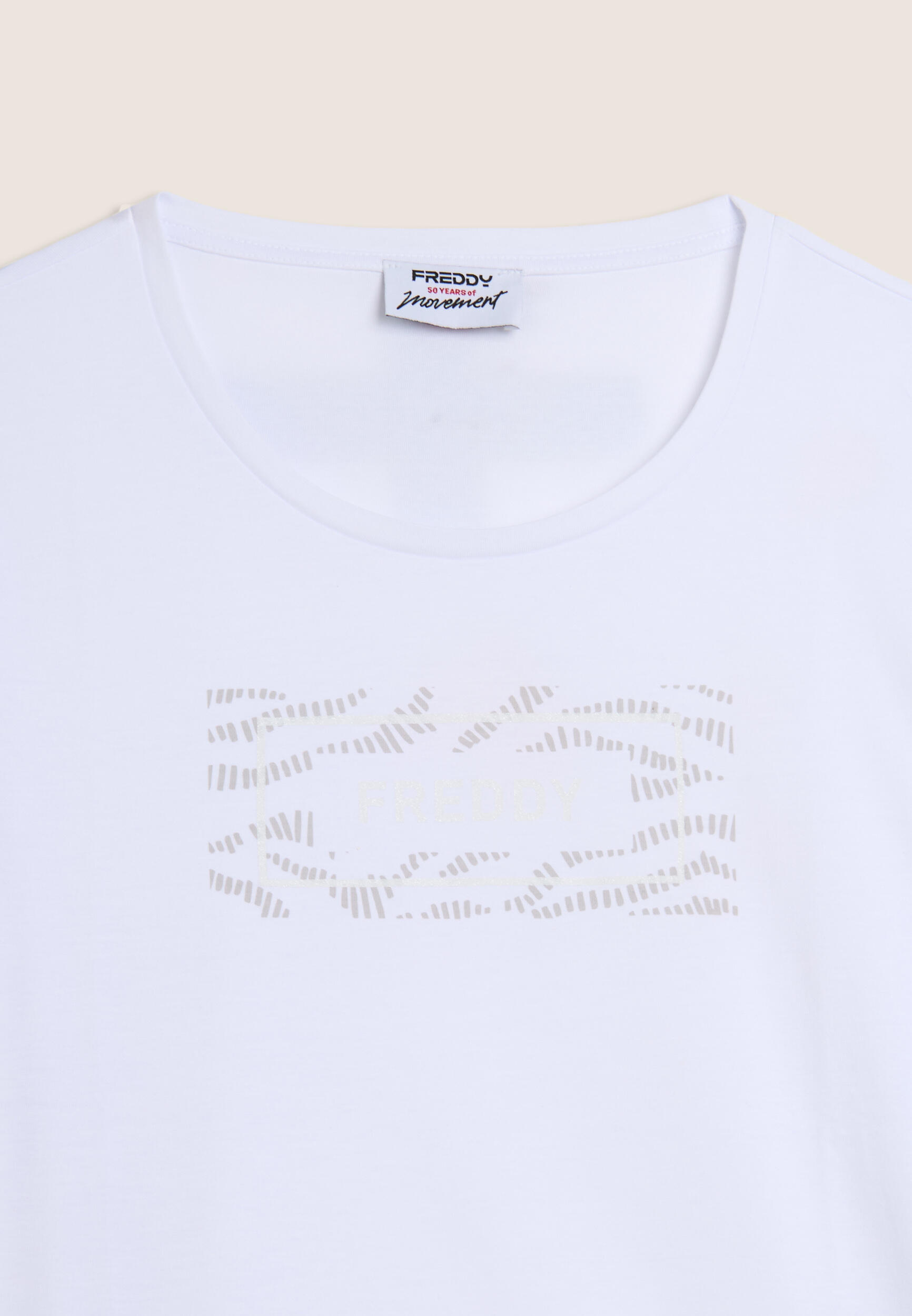 T-shirt avec le logo FREDDY sur les graphisme ondulé 3/3