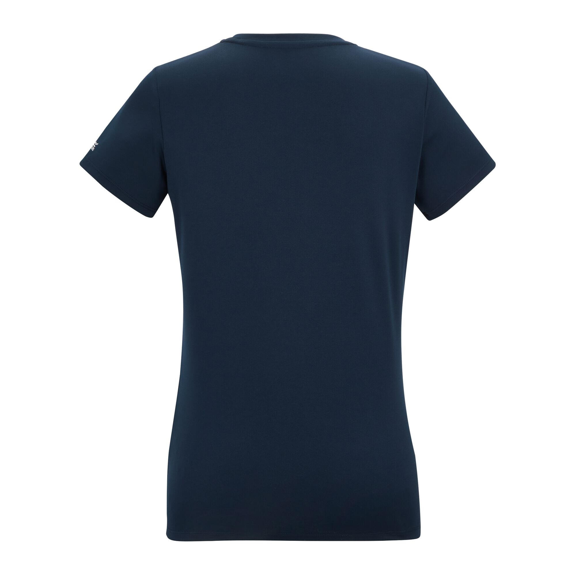 Womens/Ladies Fingal Slogan Cat TShirt (Navy Blue) 2/5
