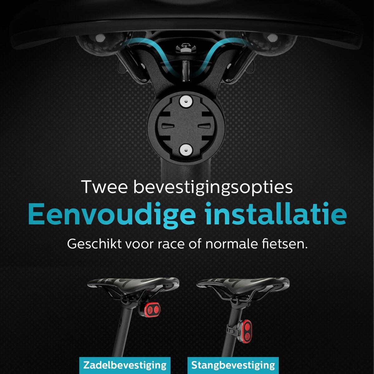 Inlustro Kit d'Éclairage Vélo Intelligent - Feu Arrière et Avant 3/7
