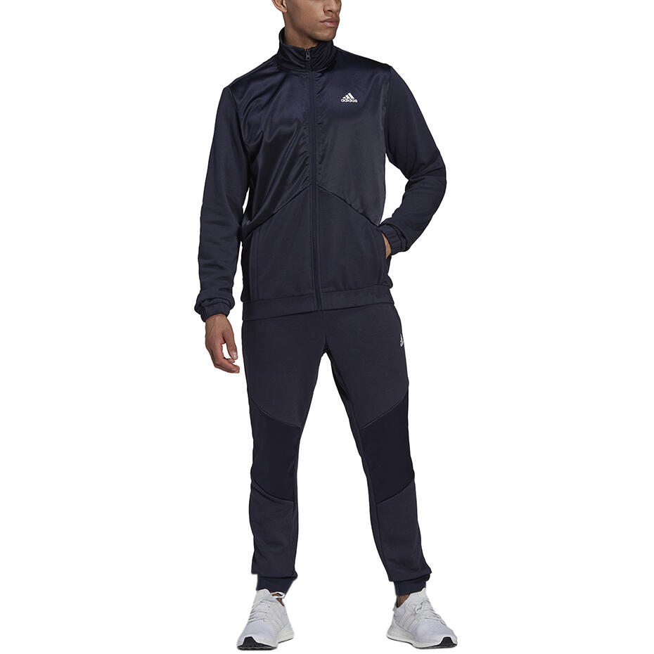 Fato de treino masculino adidas Satin French Terry Track Suit 4/7