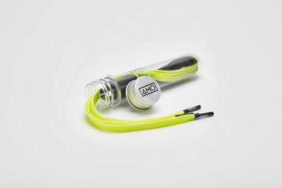 AMO Speed Lacets 125 cm - Noir/Jaune Safety