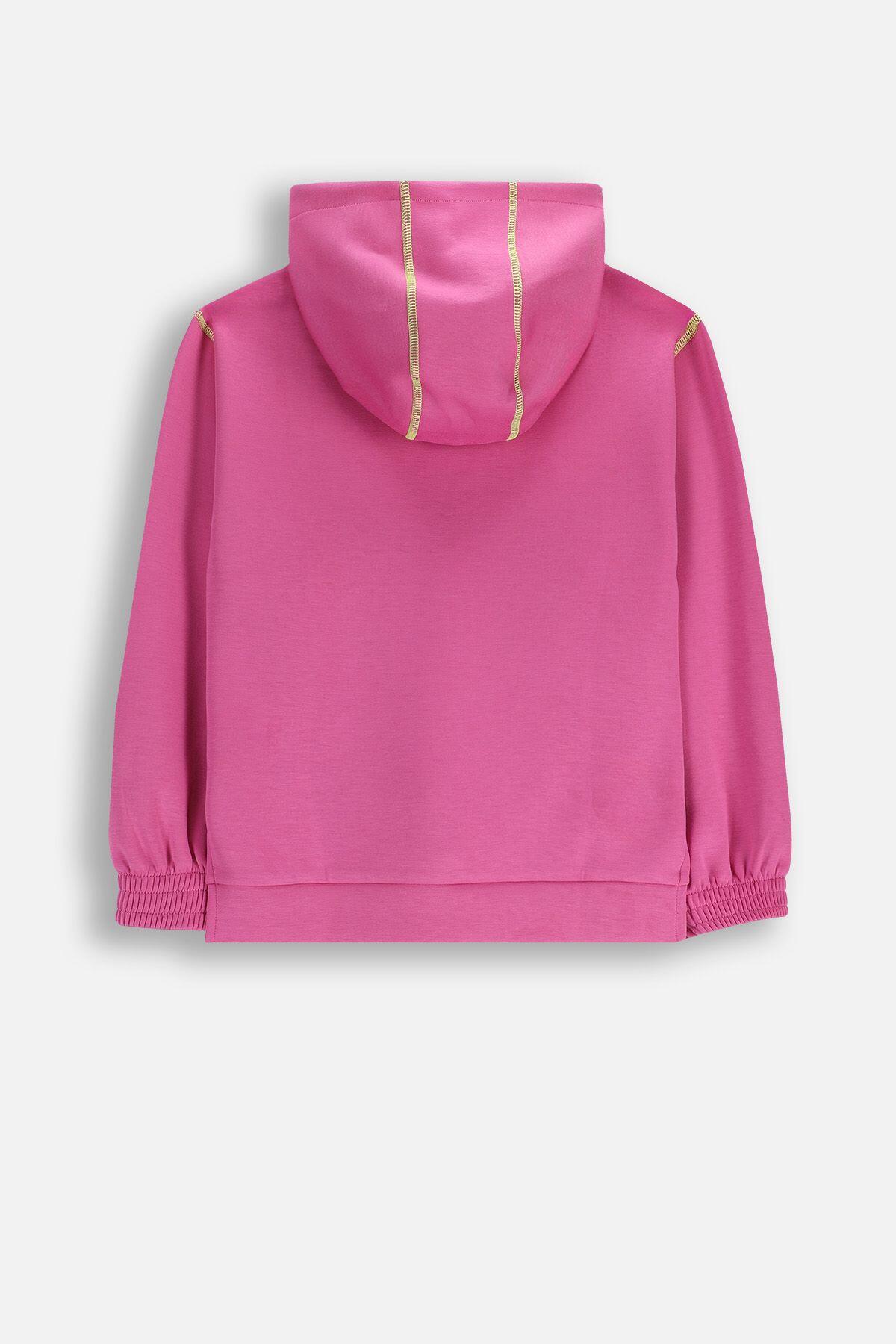 Bluza sportowa dla dzieci Lemon Exlopre WL6 rozpinana różowa 2/7
