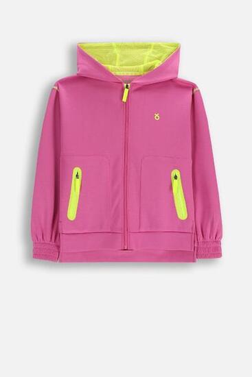 Bluza sportowa dla dzieci Lemon Exlopre WL6 rozpinana różowa