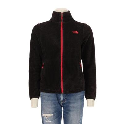 Tweedehands - dames osito tnf zwarte fleece jas - als nieuw