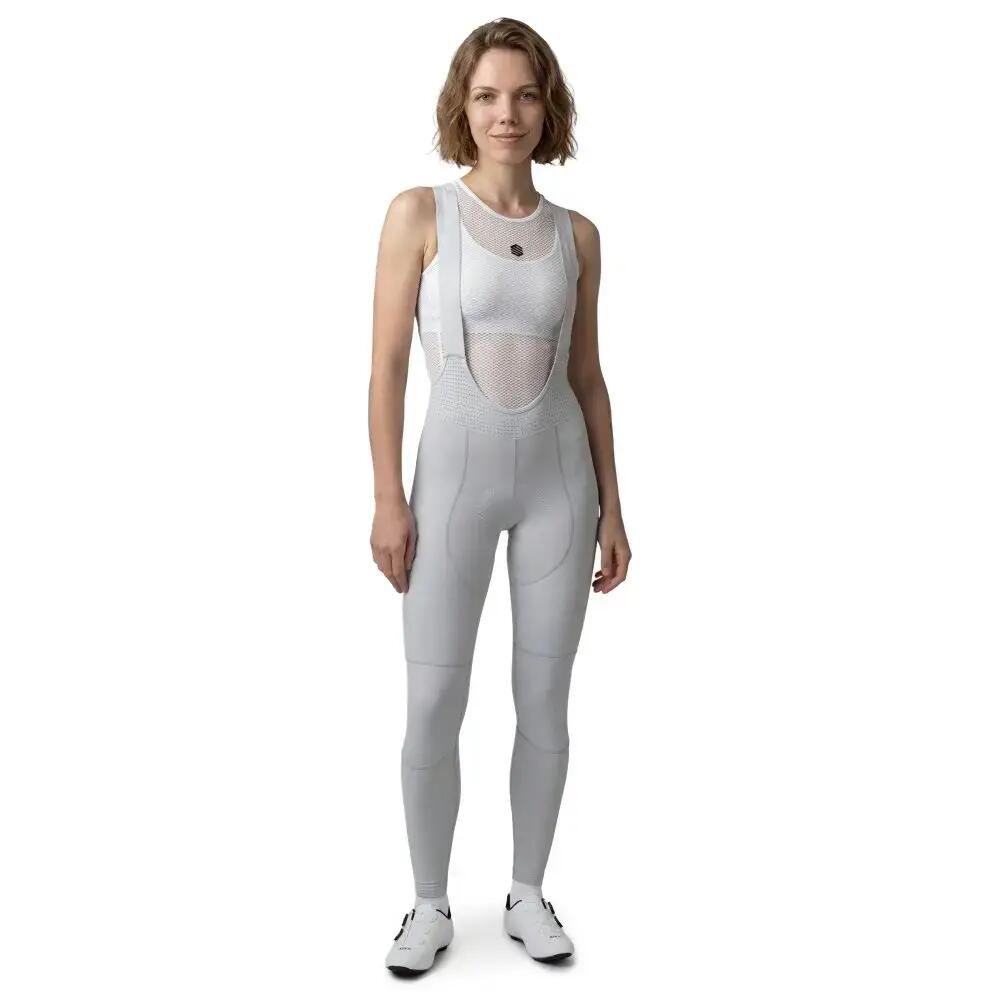 Women Cycling 's bib tights SRX Premier-W Gray Grey