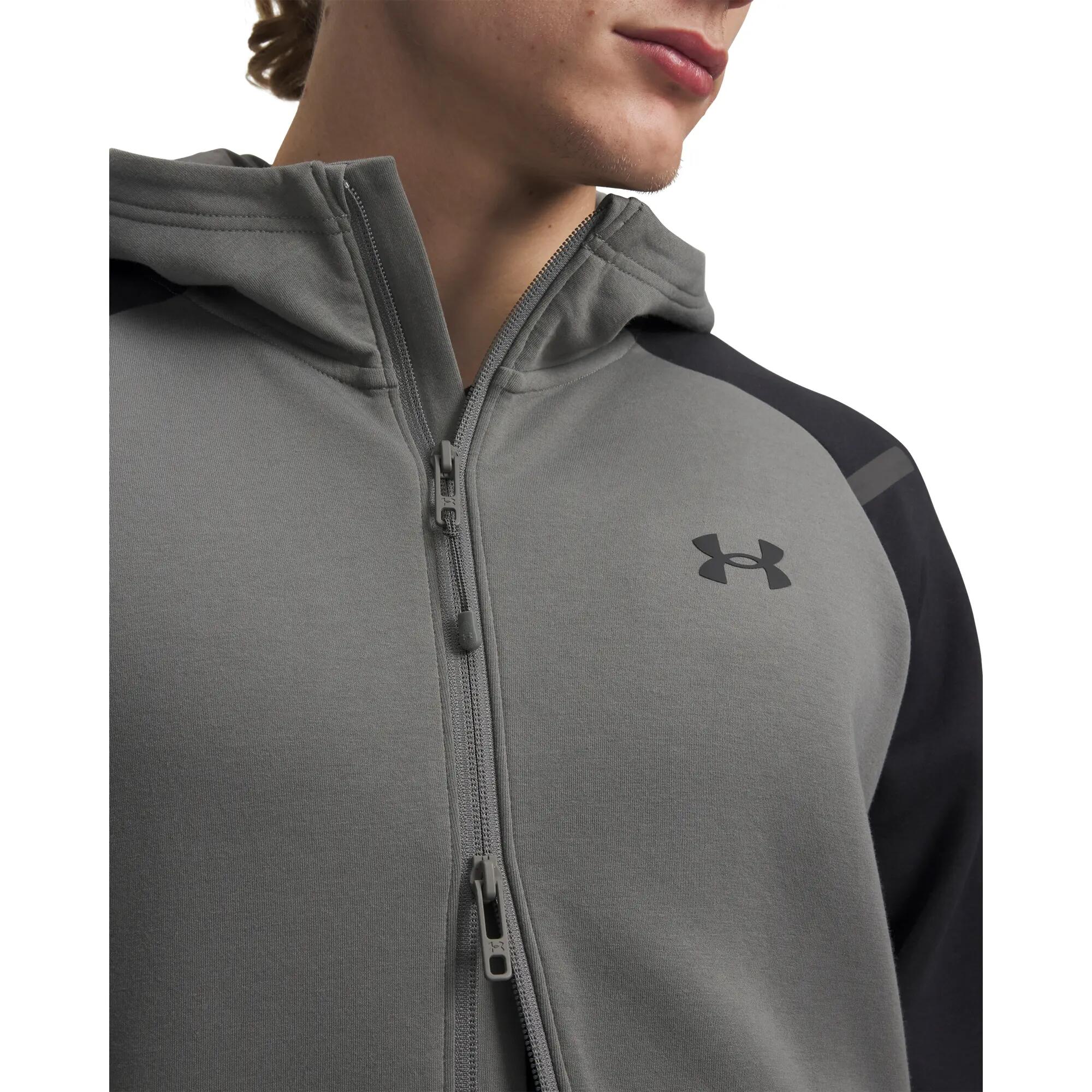 Sudadera de hombre Under Armour UA Unstoppable Flc FZ HD EU-GRN 3/3