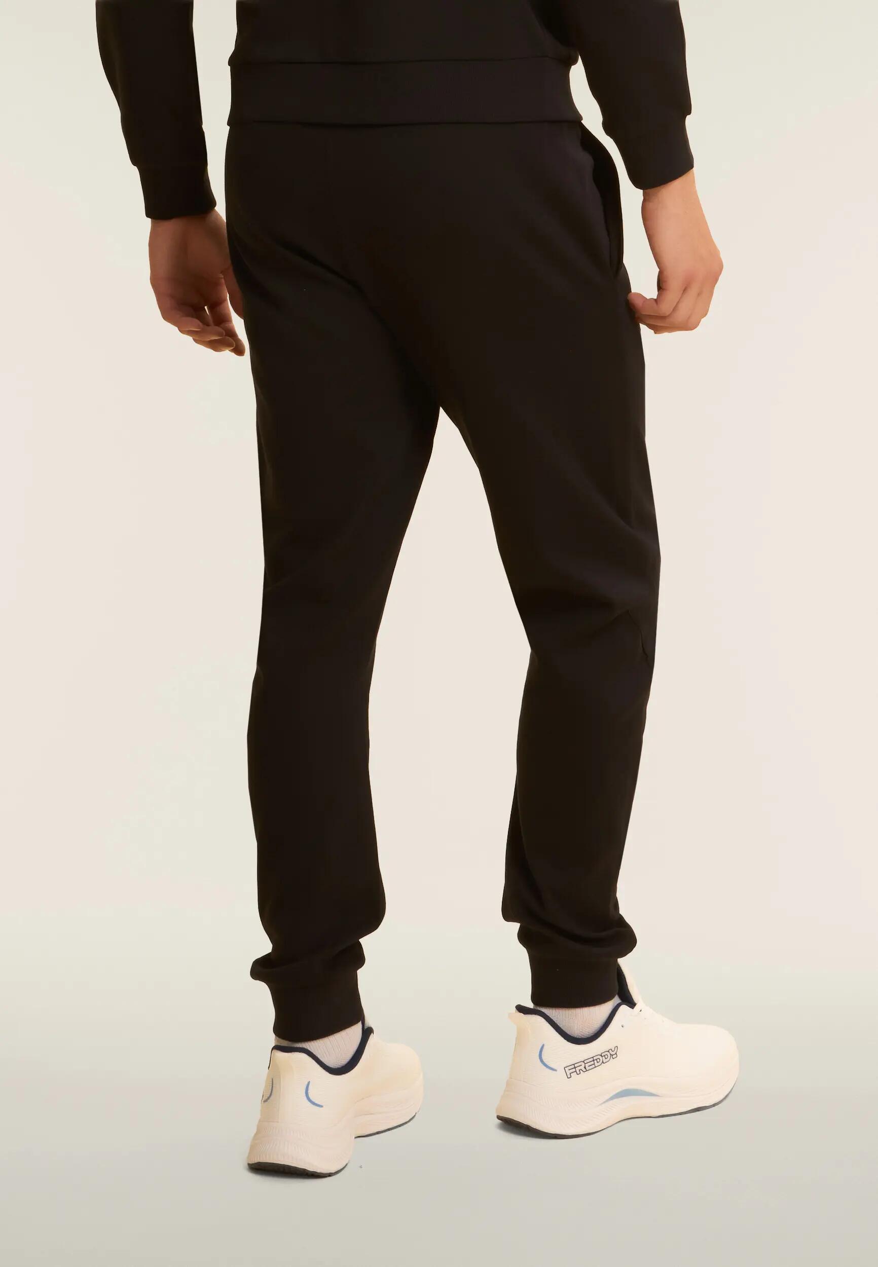 Chándal para hombre con cremallera y cuello alto en tejido interlock de algodón 5/8