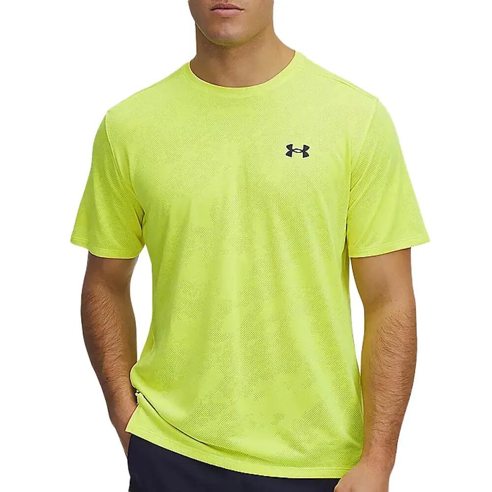 Men's Under Armour UA Tech Vent Yellow Sports T-Shirt