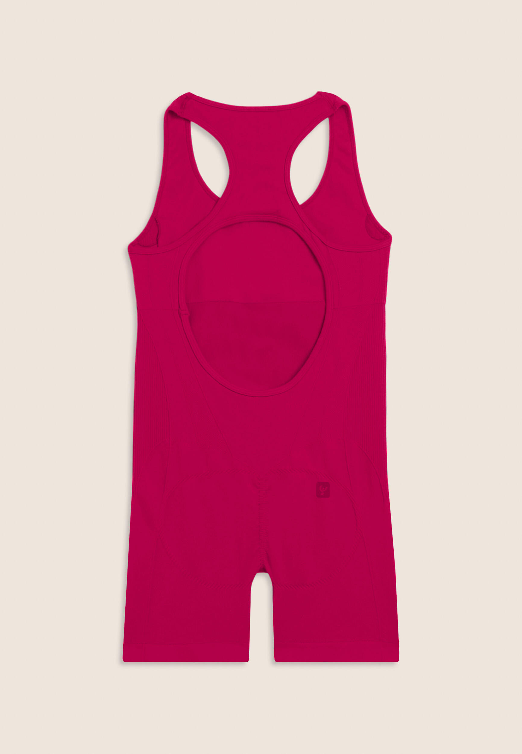 Tuta Jumpsuit Seamless Short con cut-out sulla schiena 2/3