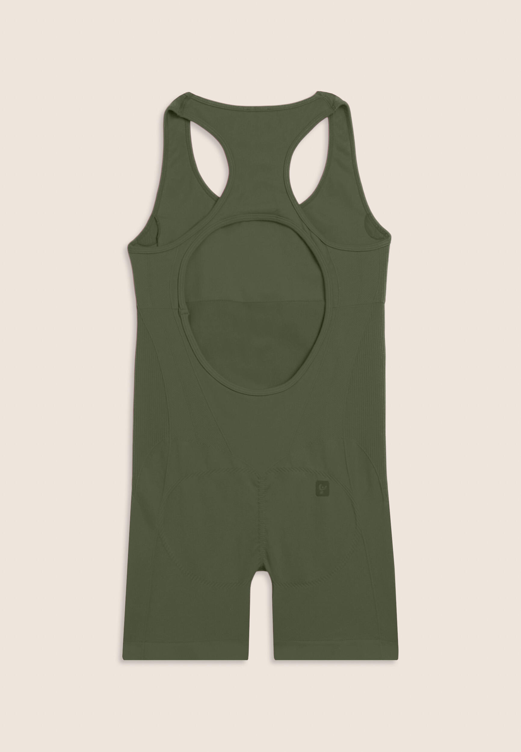 Tuta Jumpsuit Seamless Short con cut-out sulla schiena 2/3