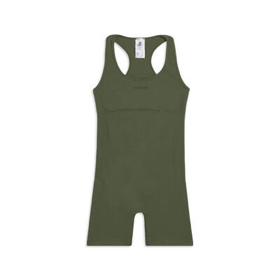 Tuta Jumpsuit Seamless Short con cut-out sulla schiena
