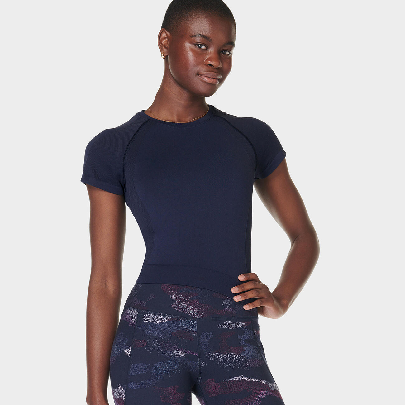 T-shirt Sweaty Betty Athlete Crop Seamless 5/7