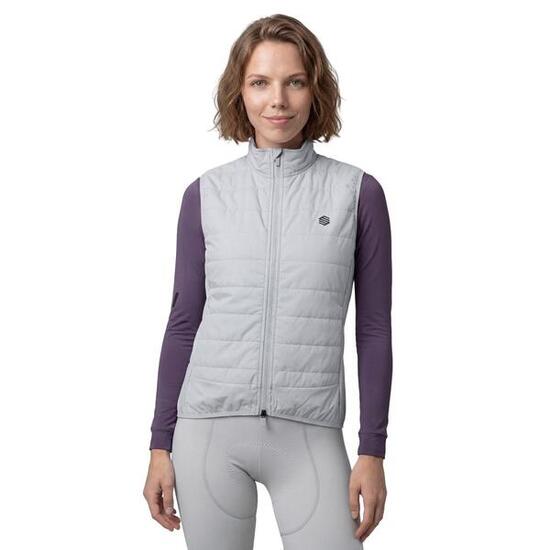 Women Cycling 's thermal vest SRX Ultra Warm-W Gray Grey