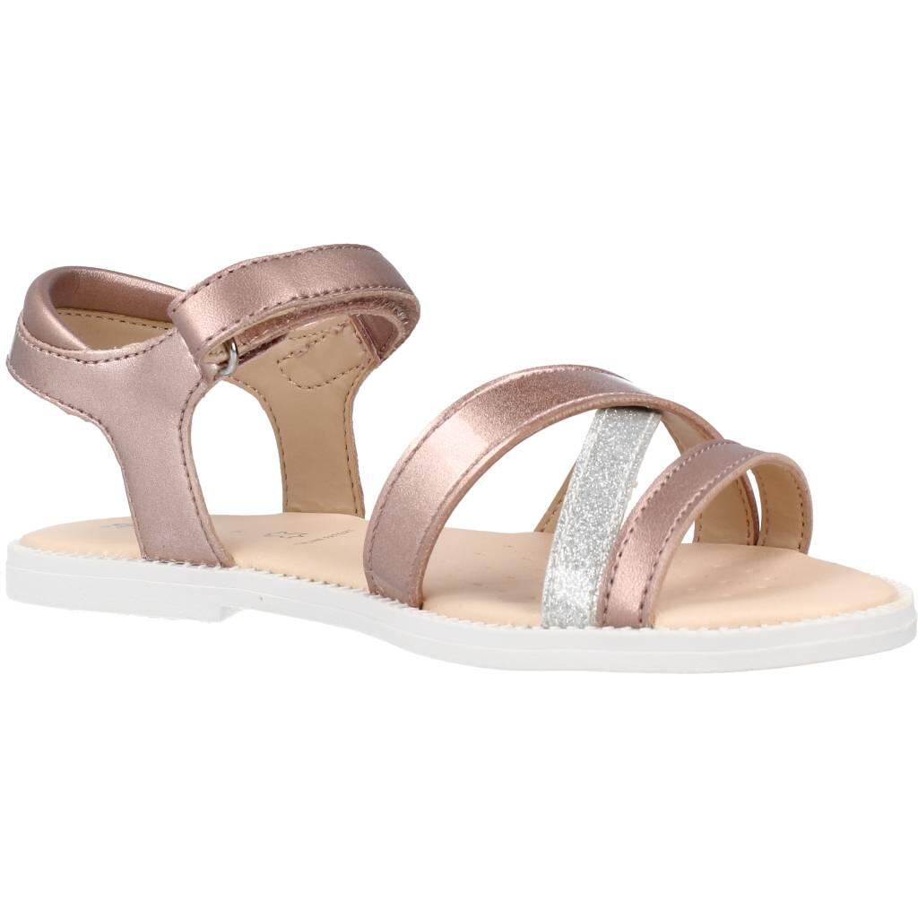 Sandálias Menina Geox J Sandália Karly Menina Rosa 5/5