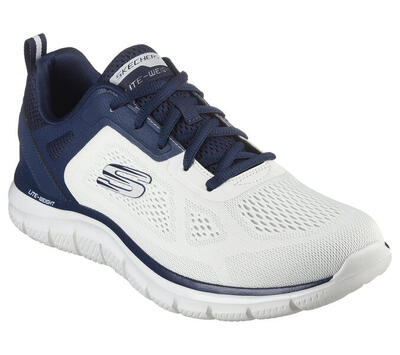 Skechers 232698 OWNV Uomo Sneakers Bianche e Blu Scarpe Sportive Comode EU 43