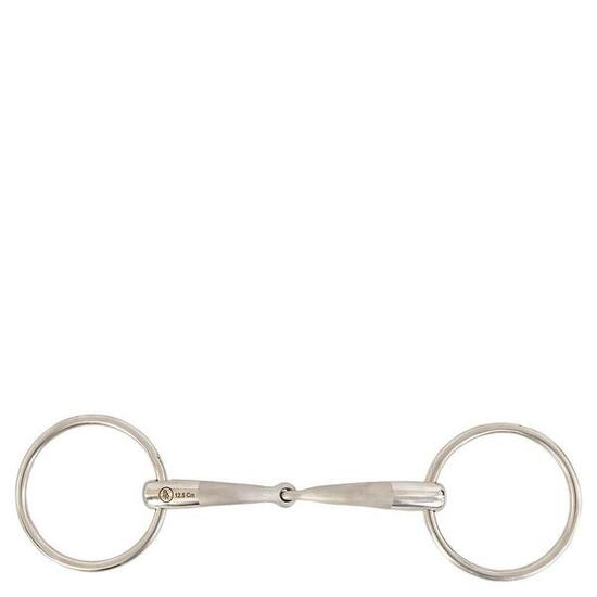 Mors 2 pierścienie proste BR Equitationisure dla konia BR Equitation Satin Sense
