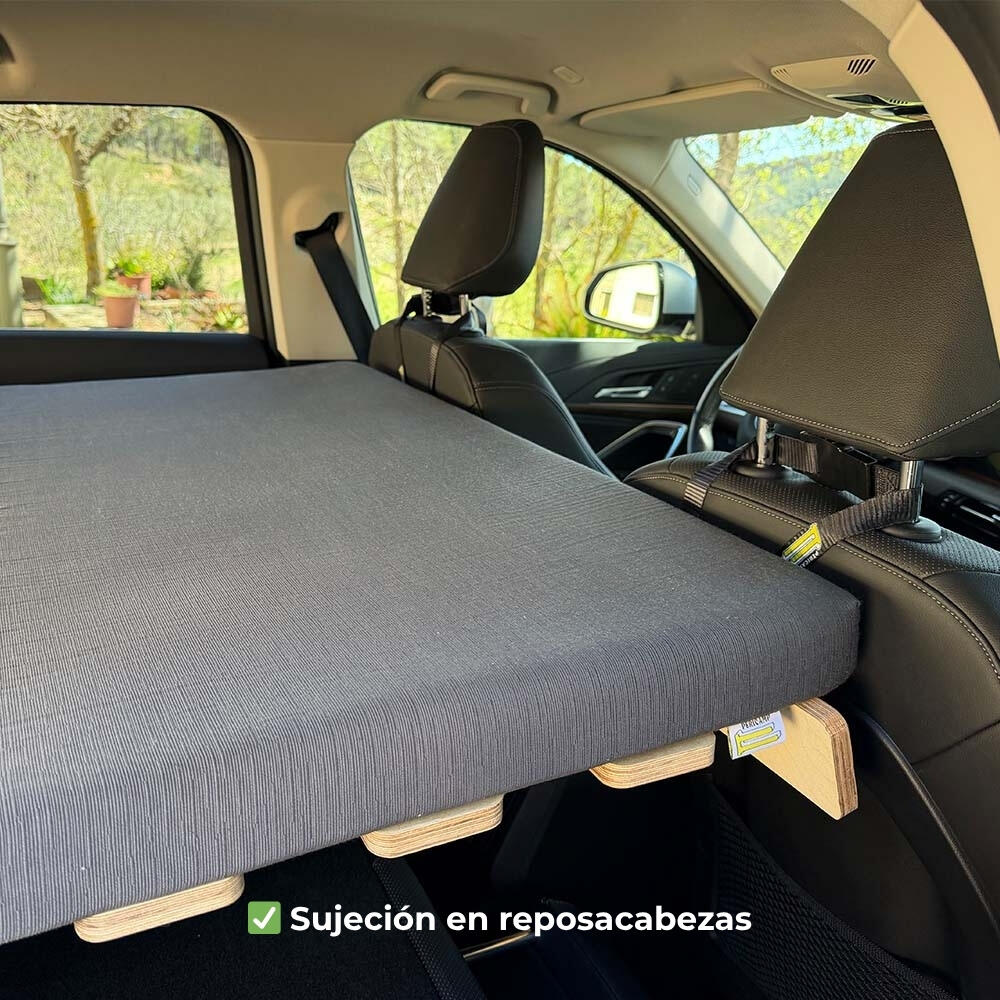 Lit de voiture pliable pour 2 personnes, dimensions ajustables, forAll 3/7