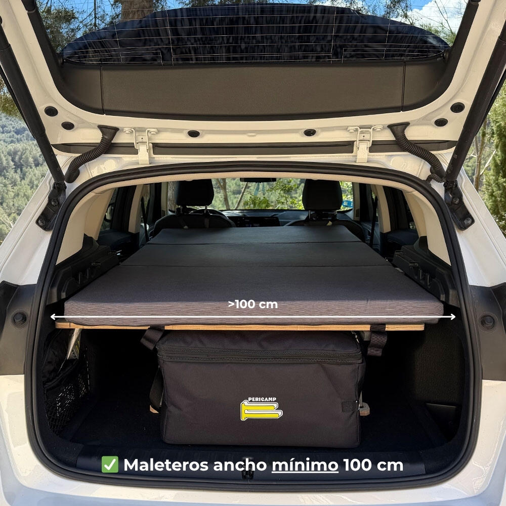 Lit de voiture pliable pour 2 personnes, dimensions ajustables, forAll 2/7
