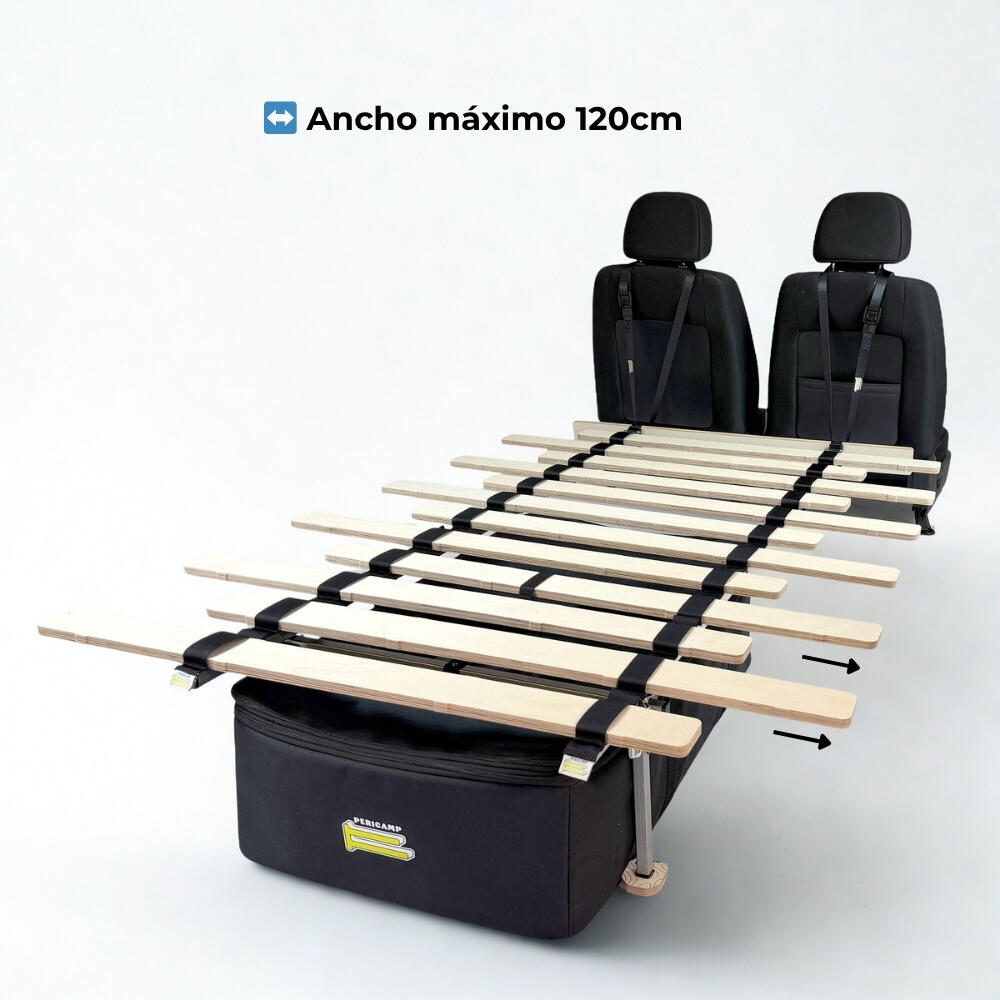 Lit de voiture pliable pour 2 personnes, dimensions ajustables, forAll 6/7
