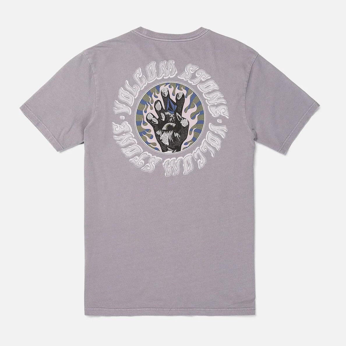 T-Shirt Volcom Stone Oracle violetter Staub 3/7