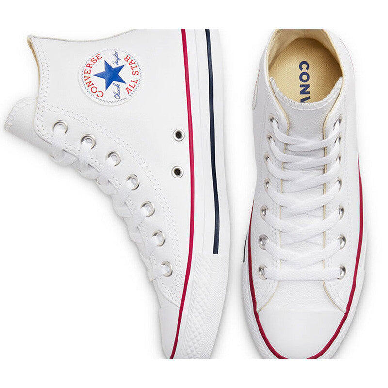 Sneakers Converse Chuck Taylor HI Leather, Wit, Uniseks 6/6