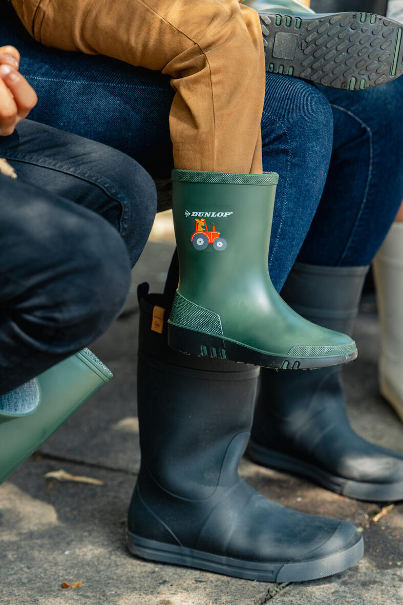 DUNLOP Bottes MH0KL01 Mini Vert/Noir 7/7