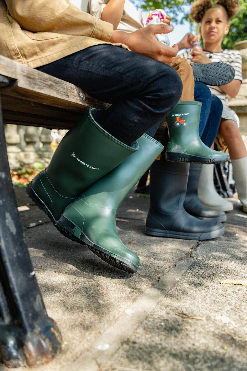 DUNLOP Bottes MJ0KL01 Vert Sport/Noir 7/7