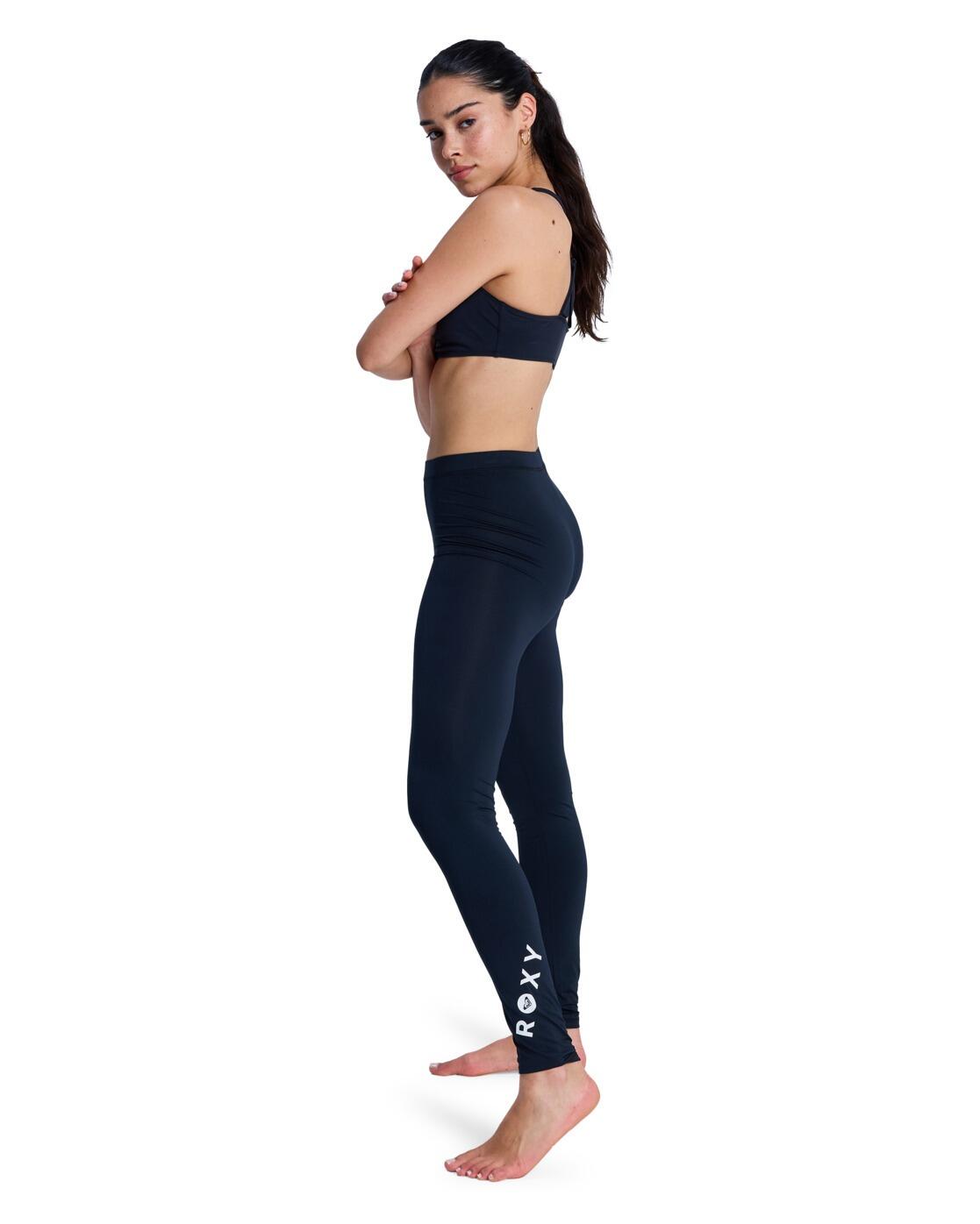 Leggin de surf ESSENTIALS Negro Mujer 3/4