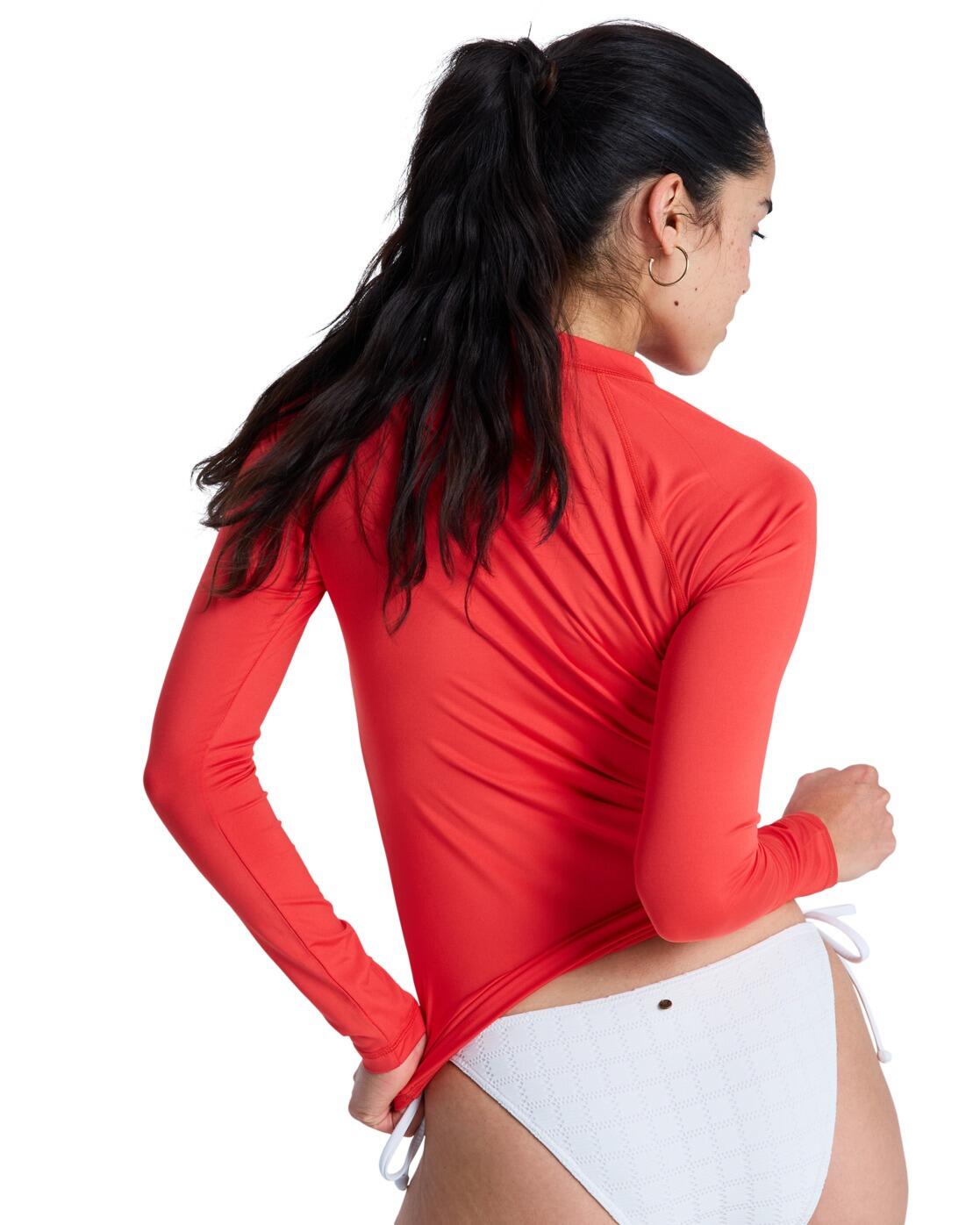 Lycra manches longues WHOLE HEARTED Rouge Femme 2/4