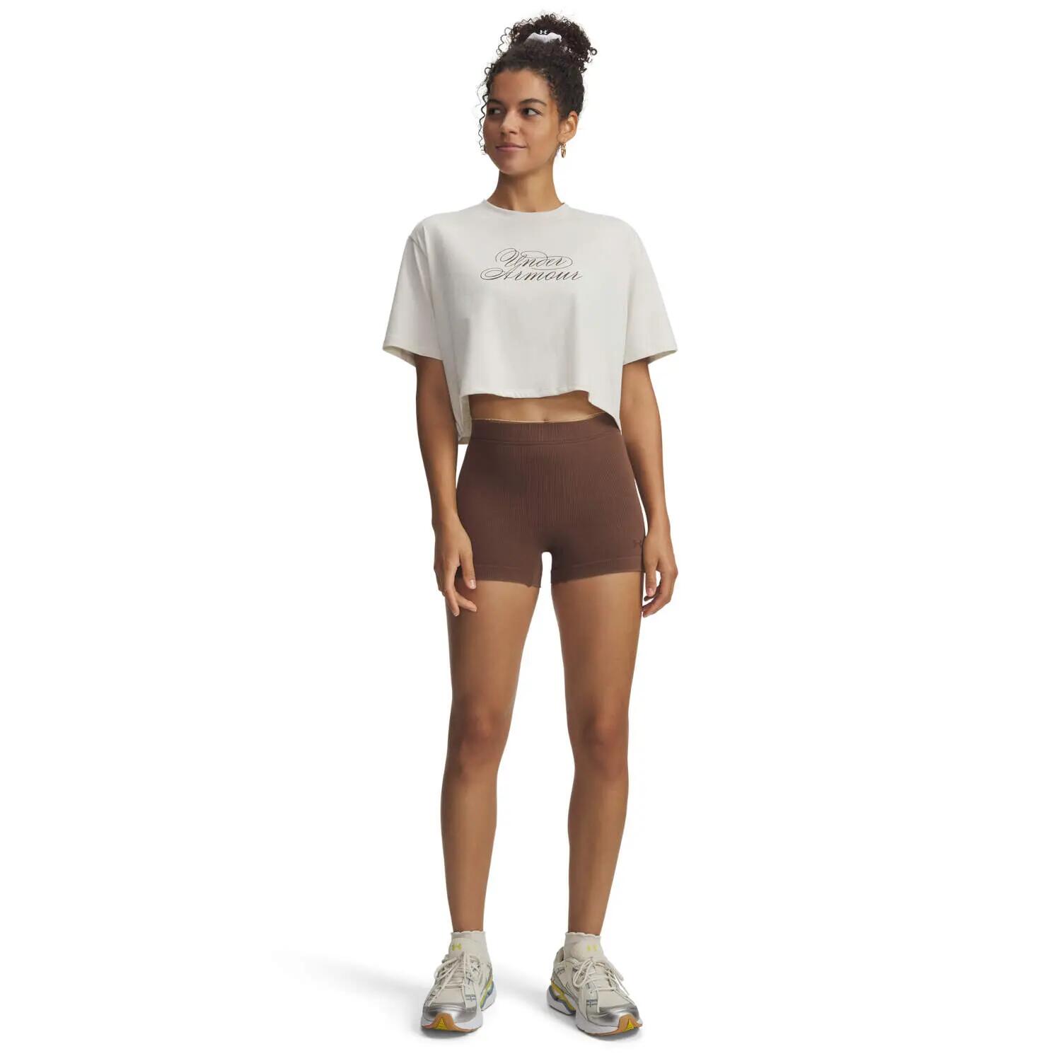 Under Armour Damen Short Seamless Cotton Shorty 6011164 3/4