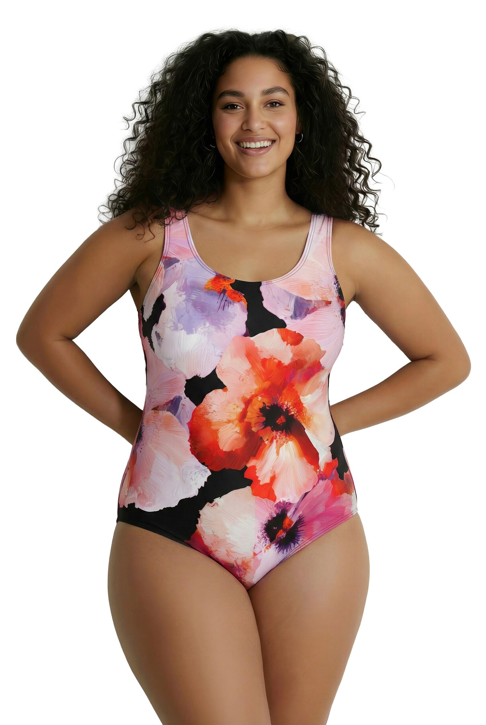 Femme Maillot de bain sans bonnets souples bande de soutien sous la poitrine 6/7