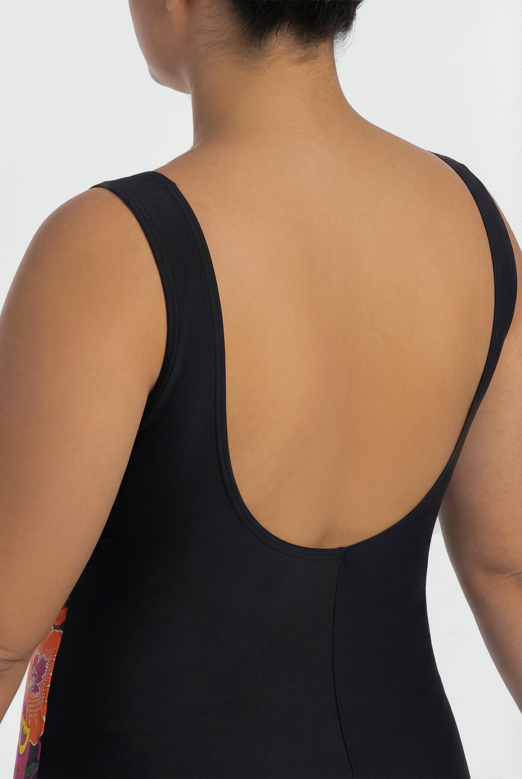 Femme Maillot de bain motif félins sans bonnets souples décolleté rond 4/7