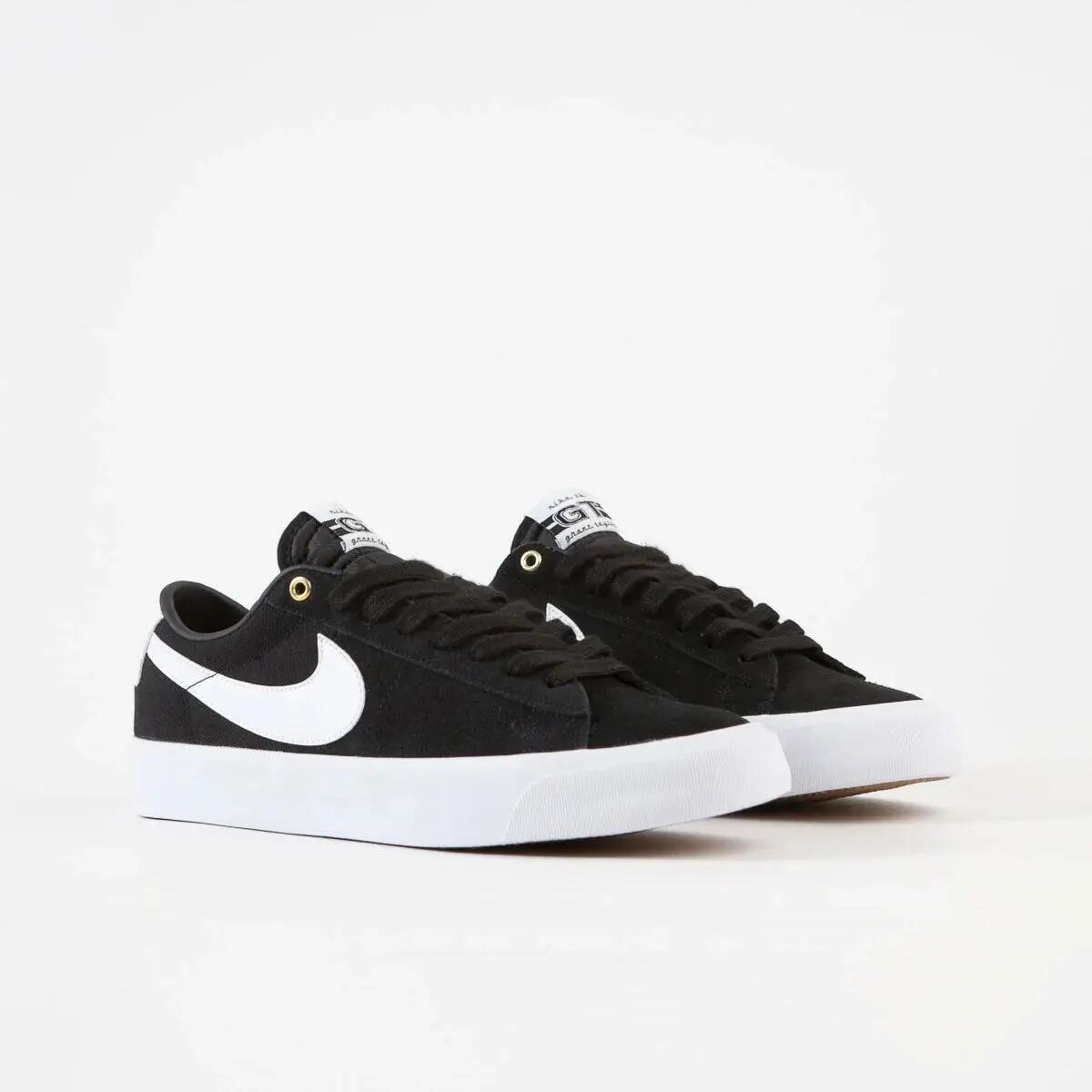 Nike SB Zoom Blazer Low Pro GT – Black/White-Black 3/5