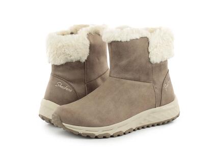 Buty zimowe damskie SKECHERS ESCAPE PLAN-COZY beżowe 36