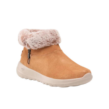 Buty Zimowe Damskie Skechers On-The-Go Joy Savvy 144003-Csnt Brązowe 37