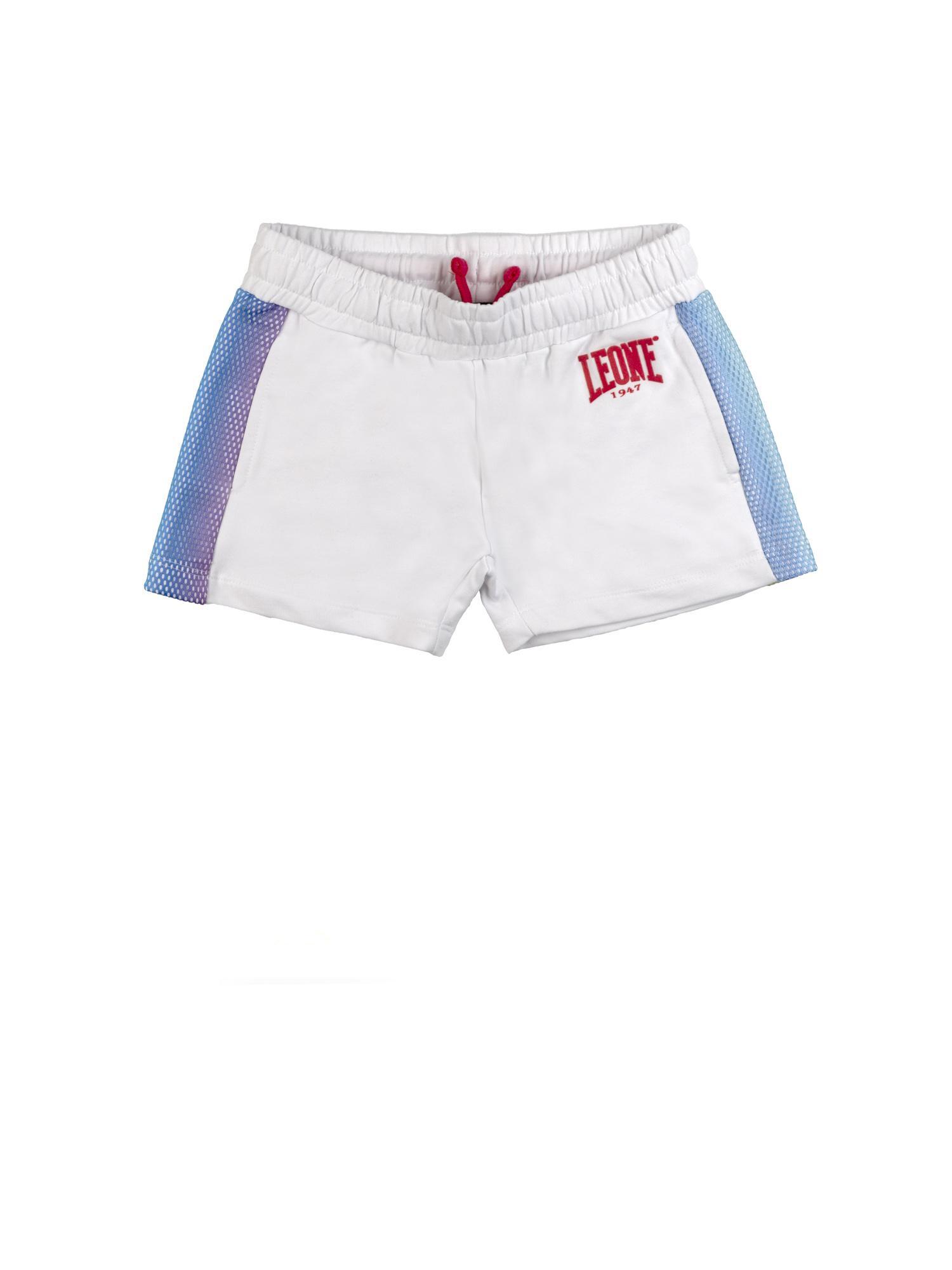 Pantaloni scurți Leone Summer pentru fete, din bumbac neperiat