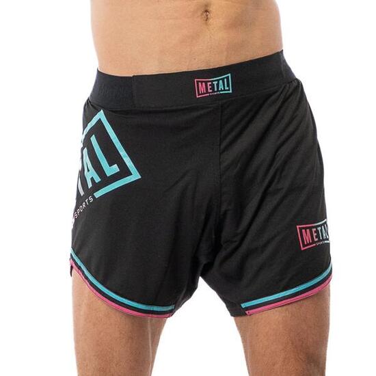Short MMA Metal Boxe Miami Vibe L