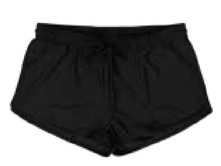 Short de Bain Femme Lagon Bleu "Charlotte Uni" Noir