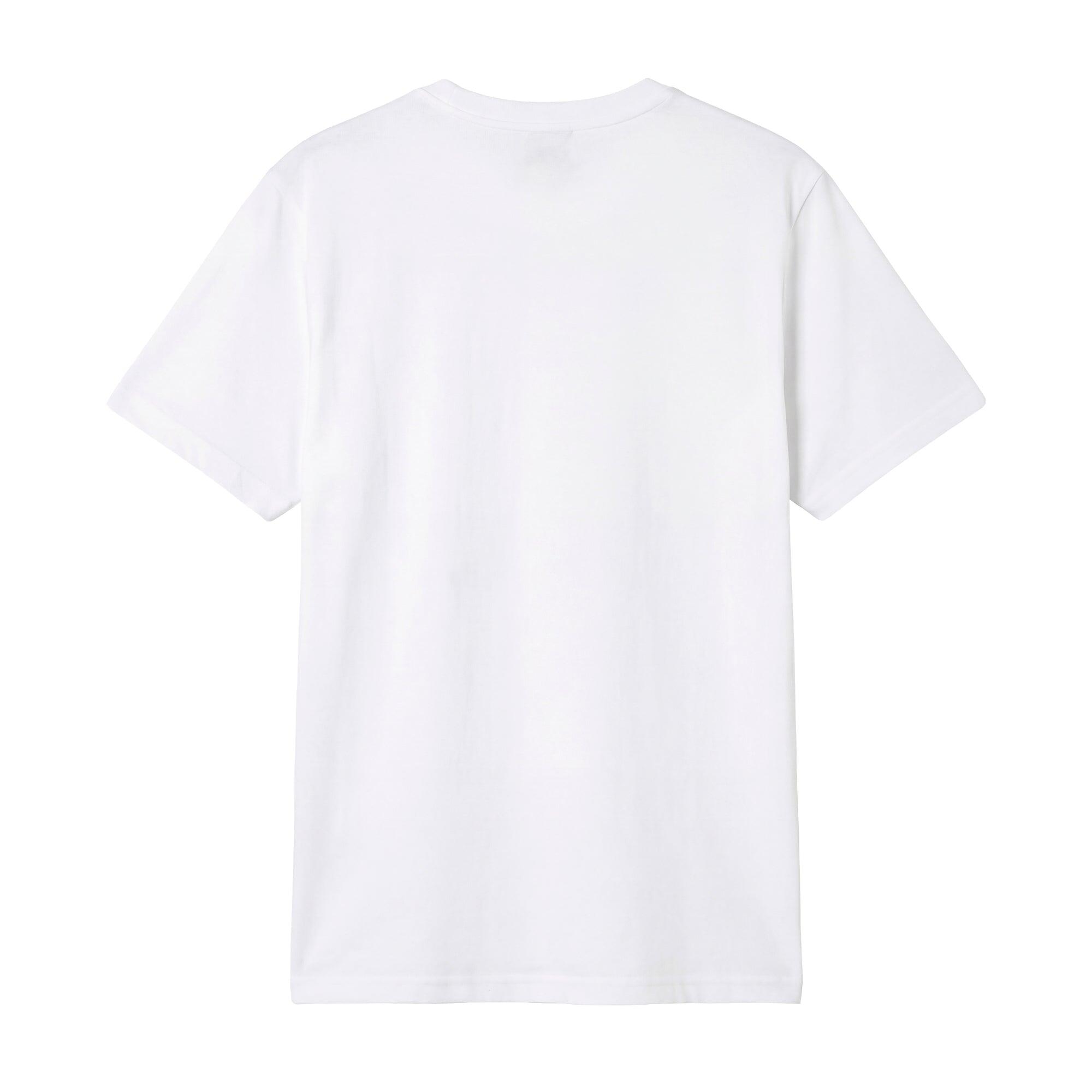 T-shirt da bambino in poliestere bianco da training 3/6