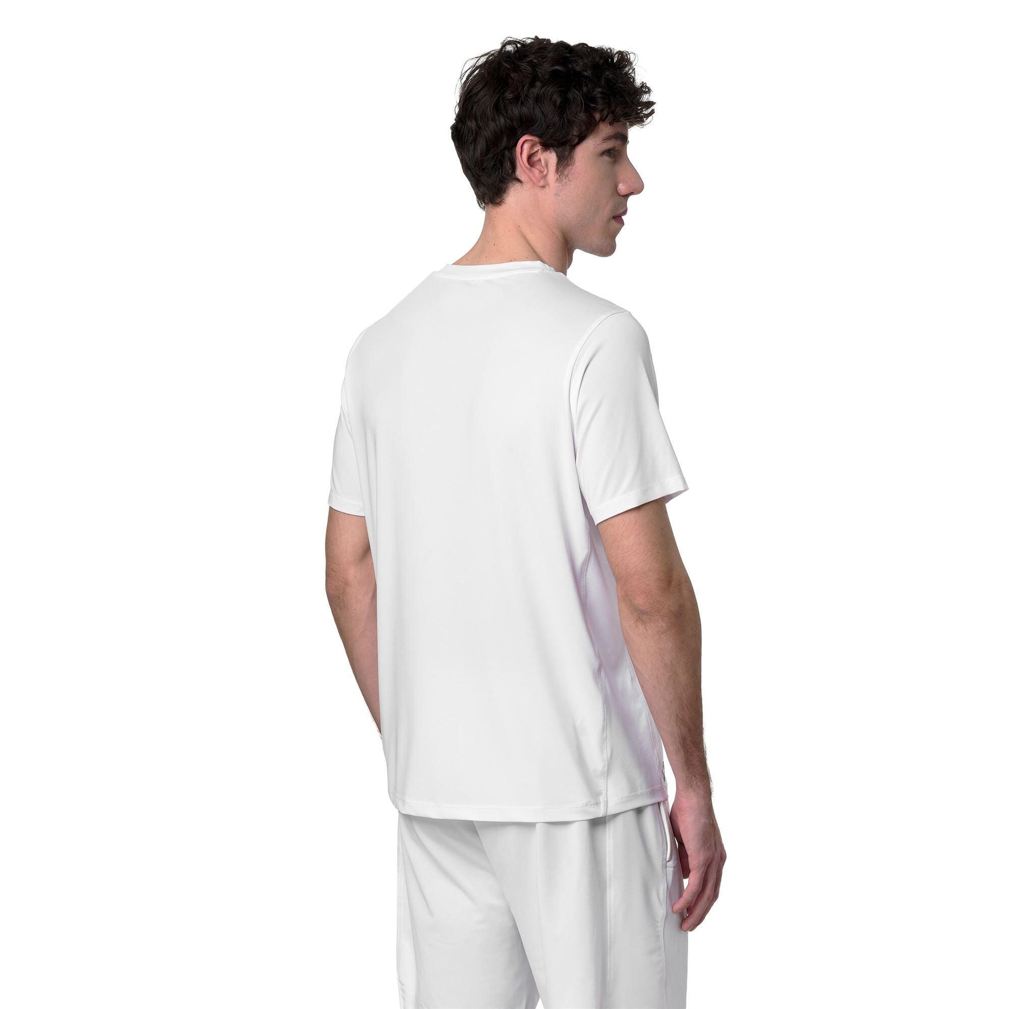 T-shirt da bambino in poliestere bianco da training 6/6