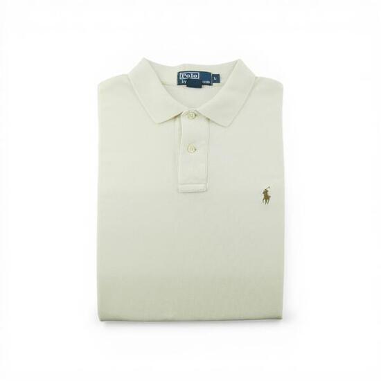 Reconditionné - Polo manches courtes Homme Blanc - Bon État