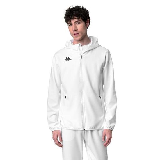 Sweat-shirt à capuche zippé pour homme blanc pour #n/d