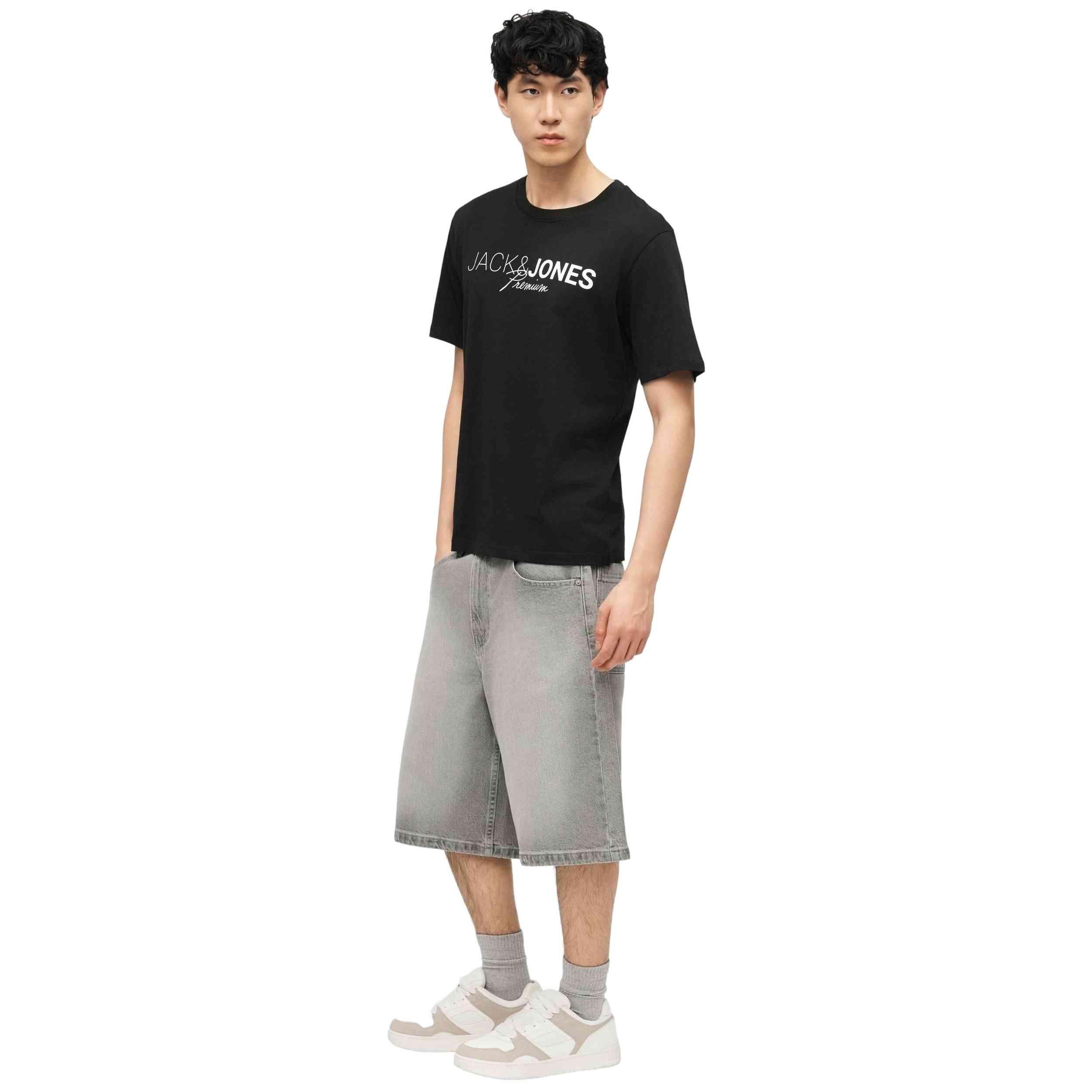 T-shirt Jack&jones modèle 12298018-BLACK pour homme 3/5
