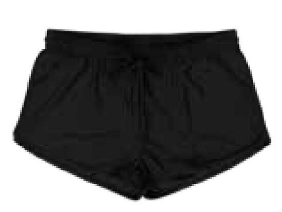 Short de Bain Femme Lagon Bleu "Charlotte Uni" Noir