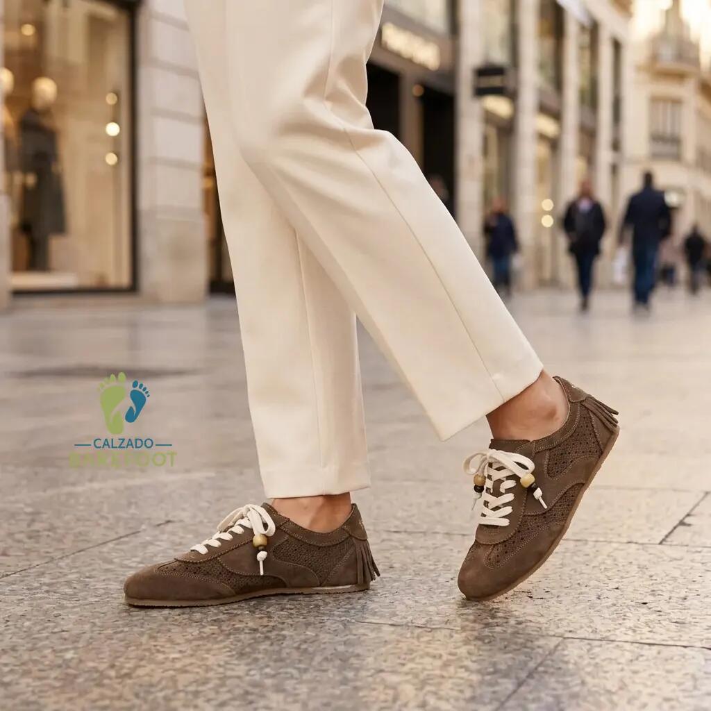 Mustang Free Zapatillas Serraje Taupe - Talla 39 2/7