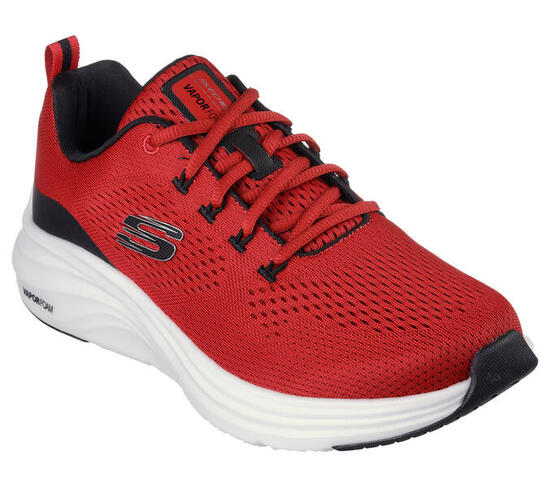Skechers Vapor M 232625 RDBK Uomo Scarpe Sportive Rosso-Nero Sneakers EU 43