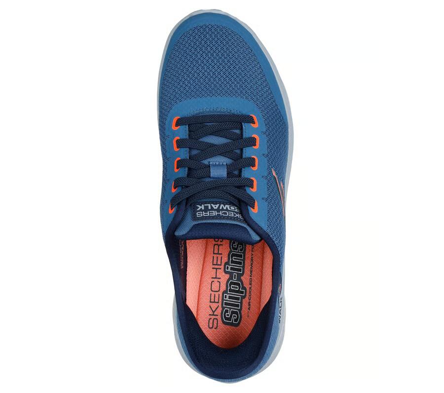 Skechers Slip-ins Go Walk Flex - Netro 216332-SLT heren slip-on sneakers. 4/5