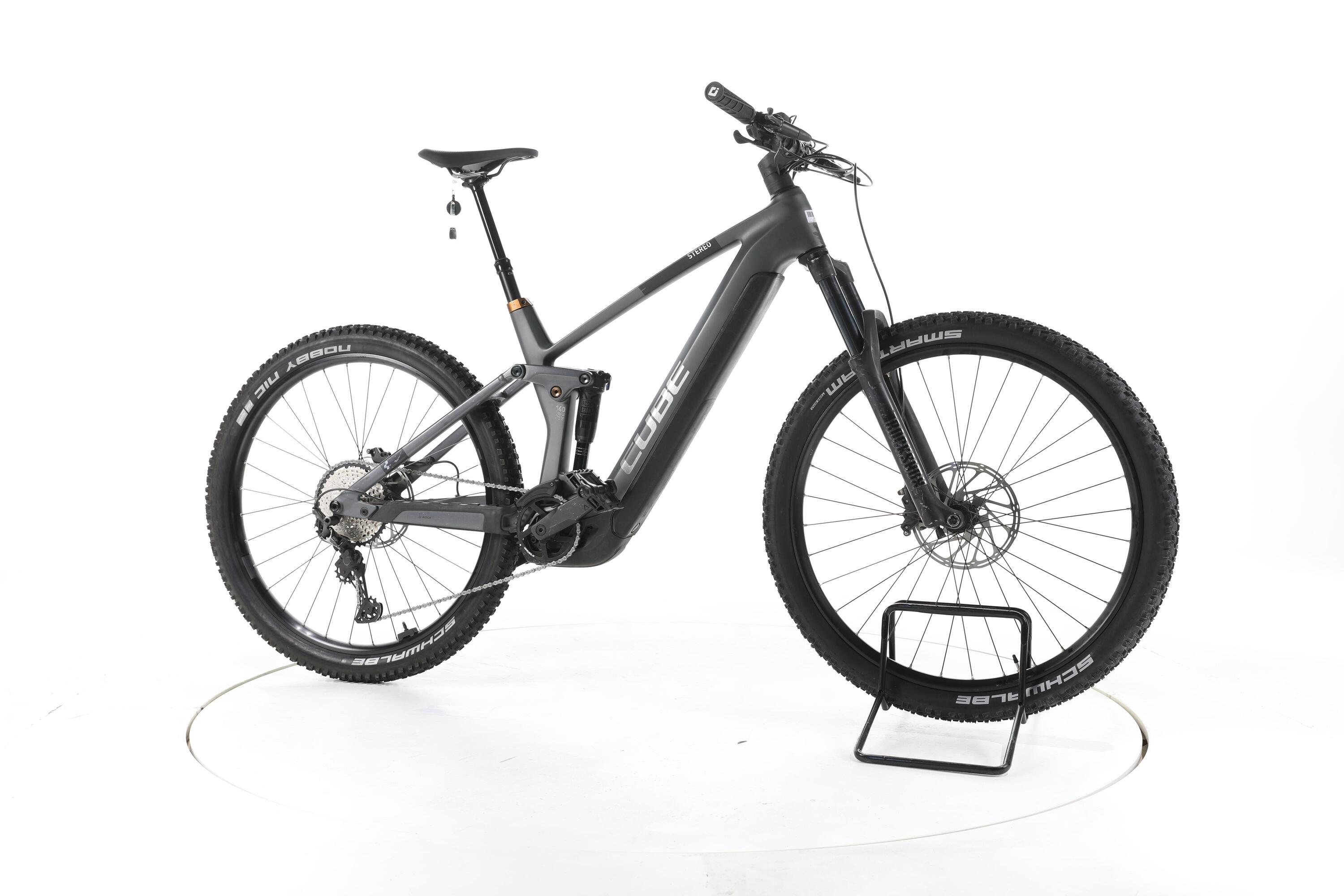 Segunda vida - Cube Stereo Hybrid 140 HPC Race Fully E-Bike Carbon - Bom Estado 2/7