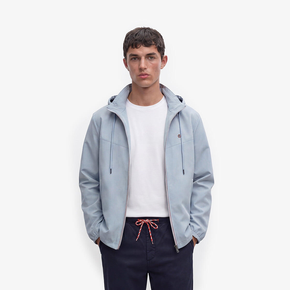 Parka Stormy impermeabile blu cielo 2/6